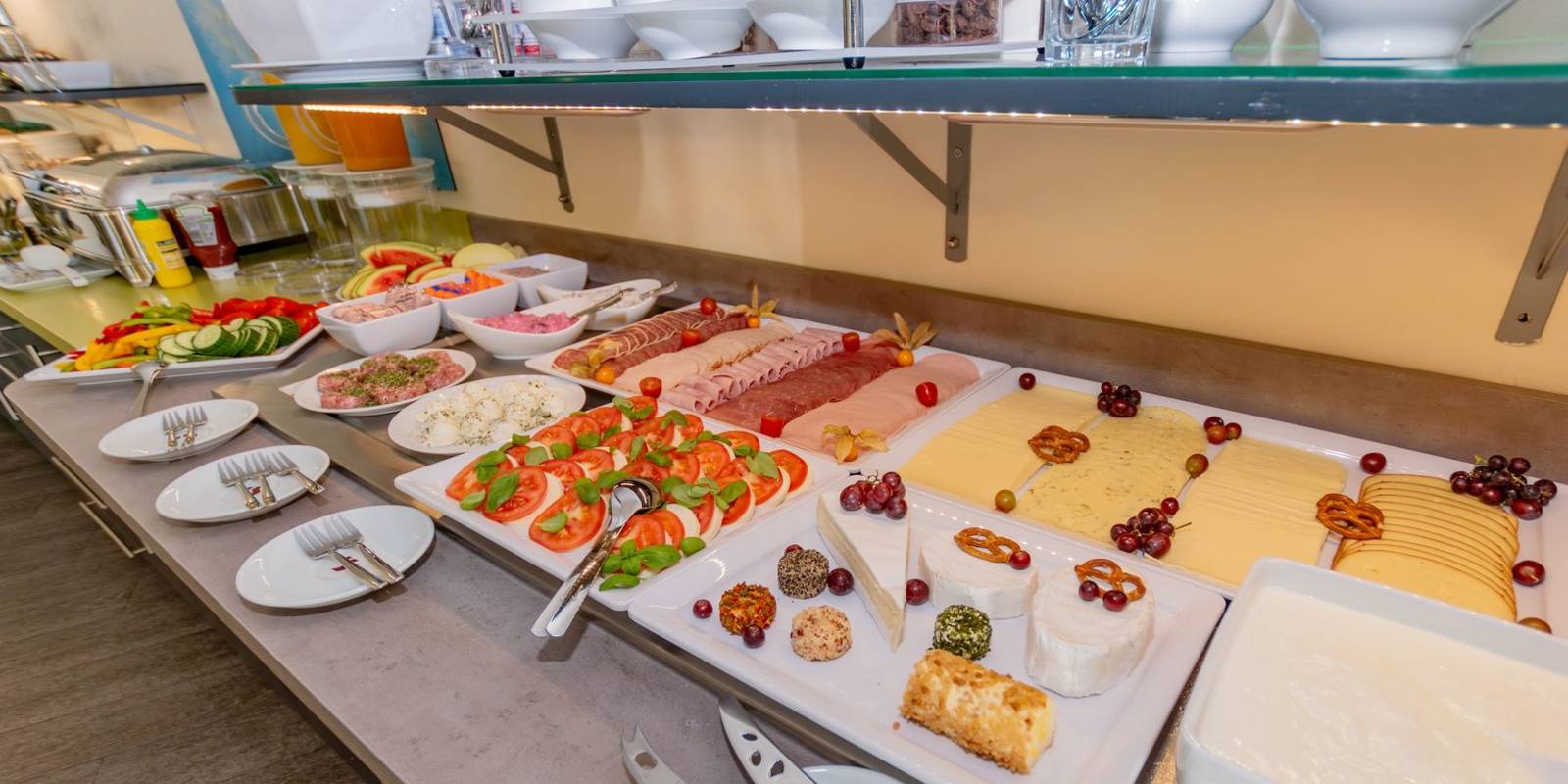 Frühstück ist angerichtet