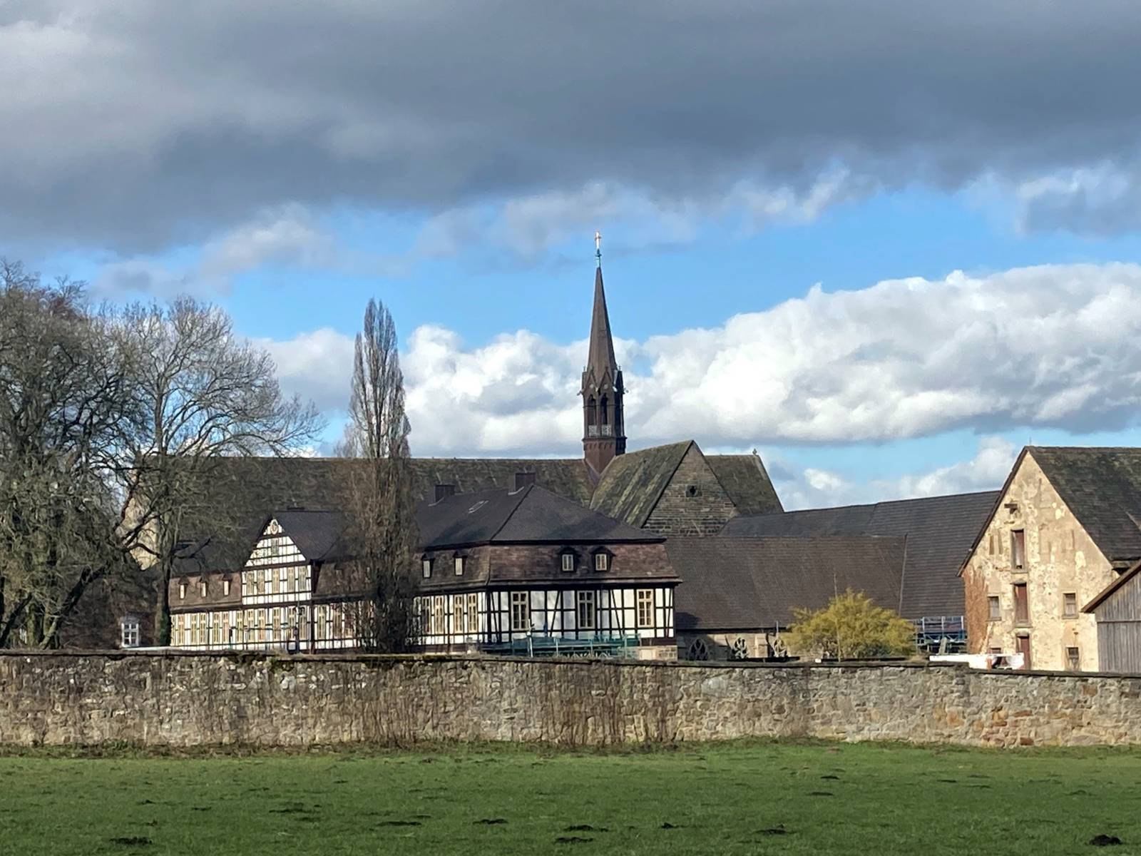 Blick auf historische Gebäude.