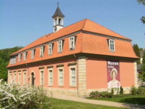 Gebäude der historischen Kuranlage Romantik Bad Rehburg