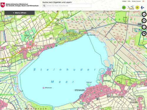 Vorschau auf www.umweltkarten-niedersachsen.de