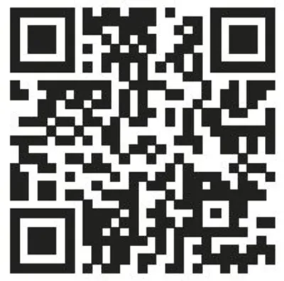 QR-Code / Grafik aus wei&szlig;en und schwarzen Quadraten.