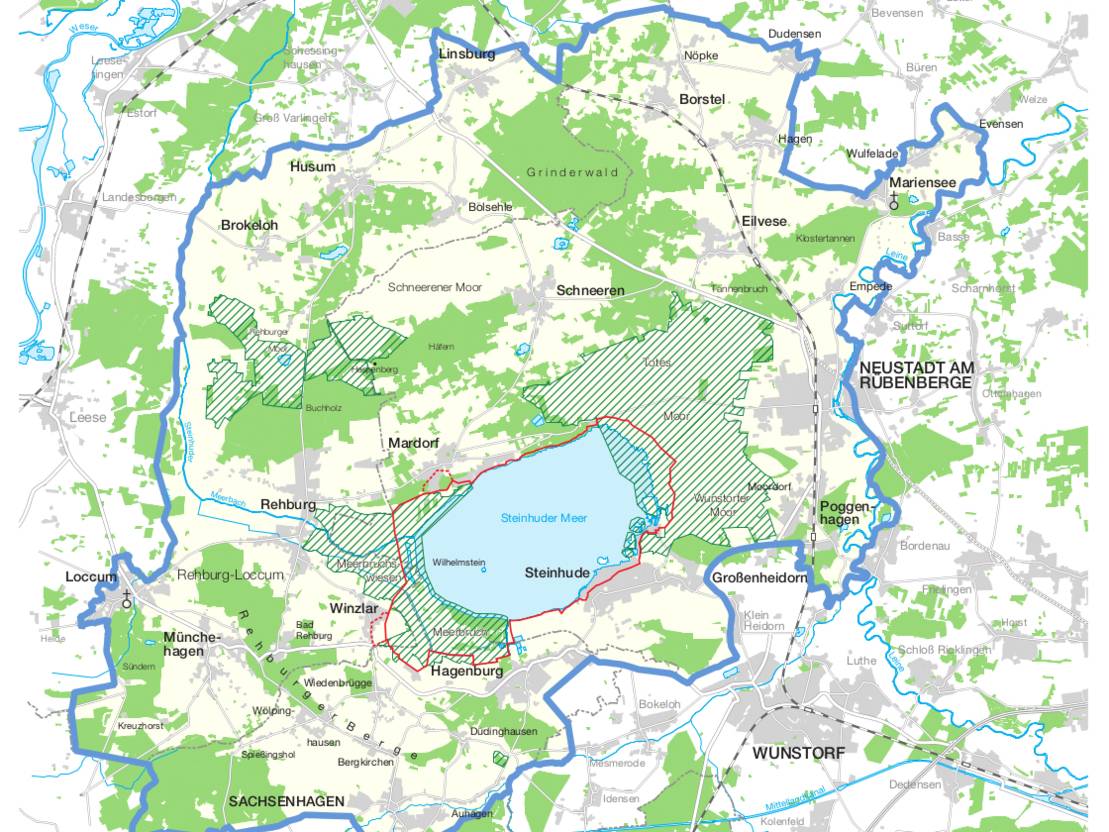 Karte Steinhuder Meer