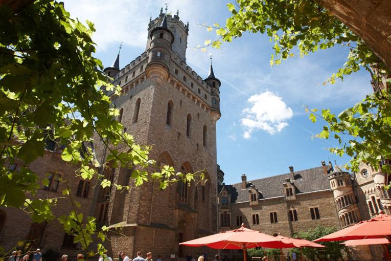 Innenhof der Schloss Marienburg