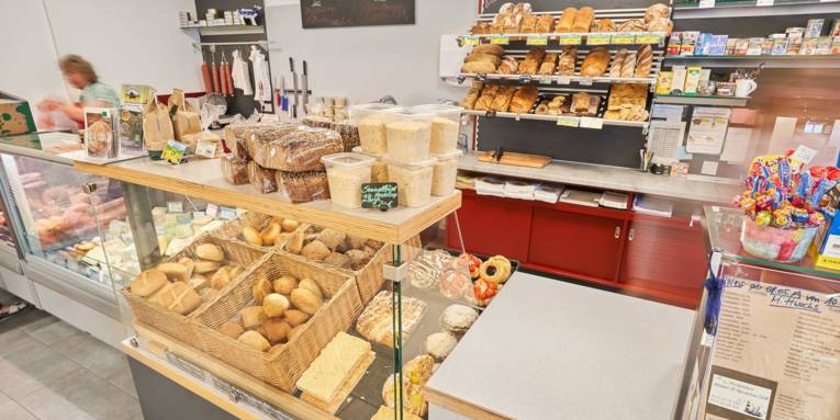 Blick in den Dorfladen Mariensee