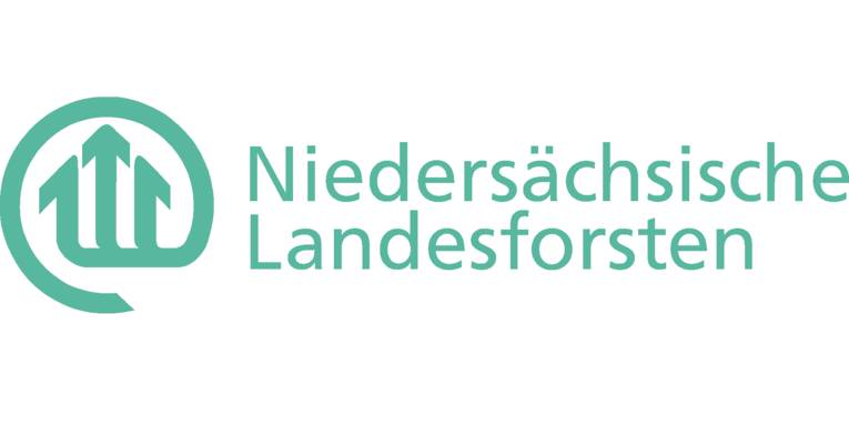 Logo: Sonne und Wellen sind stilisiert mit wenigen Strichen gezeichnet, daneben steht "Naturpark Service".