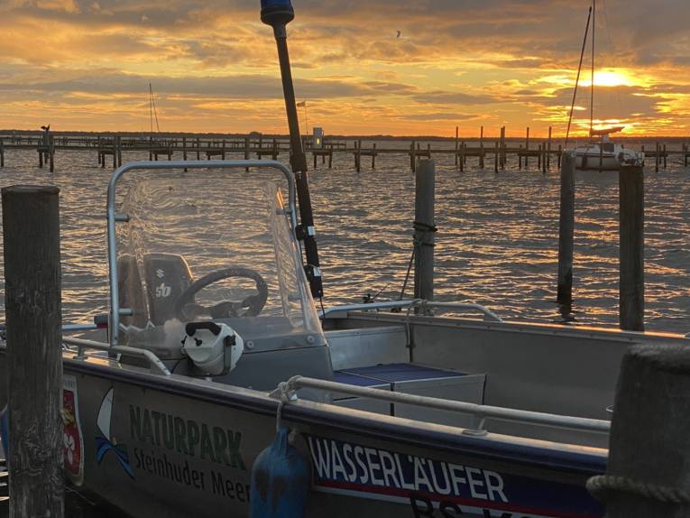 Sonnenuntergang über dem Steinhuder Meer