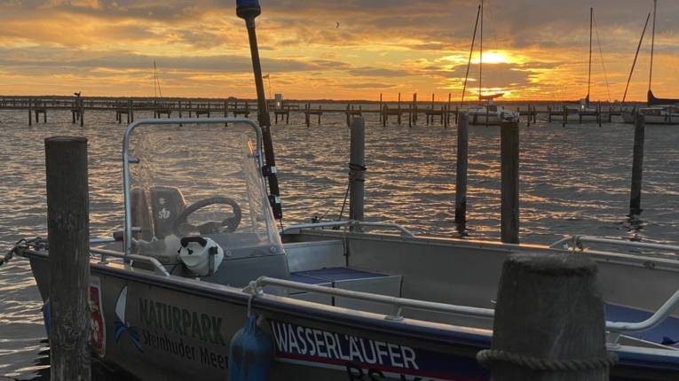 Sonnenuntergang über dem Steinhuder Meer