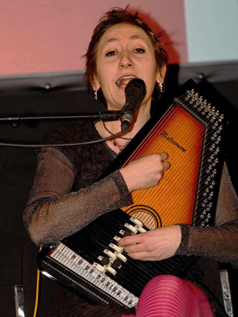 Die Sängerin Corinne Douarre